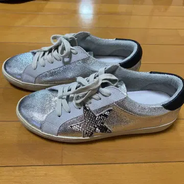 PECHINCHAR 실버 별 모양 스니커즈