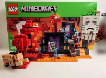 LEGO 레고 마인크래프트 네더 포털의 전투 21255
