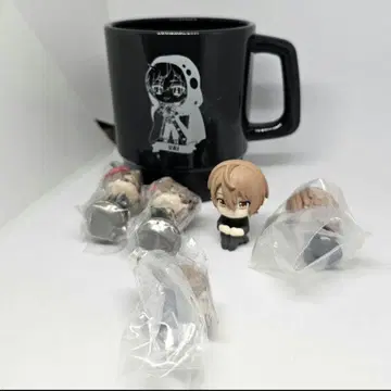 컬러풀 피치 카라피치 유리 스태킹 머그 기다림 참 가챠