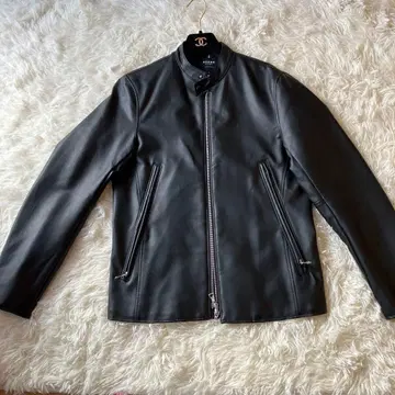 BEAMS HEART 페이크 가죽 자켓