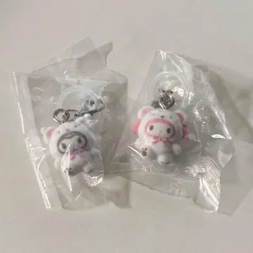 산리오 포근포근 스노우 가챠가챠 마이멜로디 쿠로미