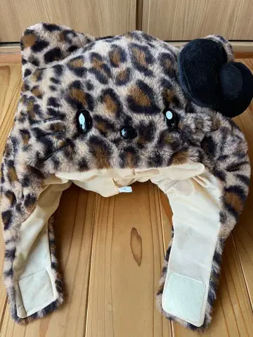 USJ 키티 팬캡 레오파드 무늬