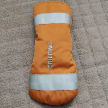 새상품급 골프헤드커버 브리핑 BRIEFING 드라이버용 오렌지