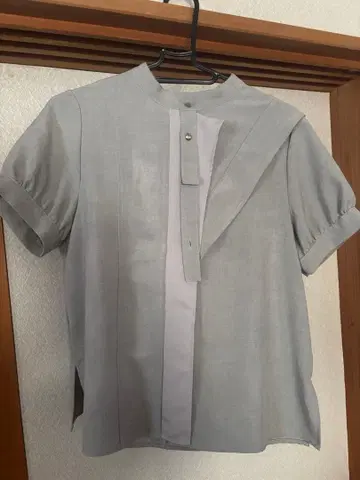 유나이티드 도쿄 UNITEDTOKYO 그레이 오부 소매 셔츠