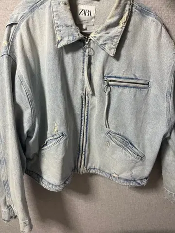 ZARA 라이트 블루 데님 자켓 XL