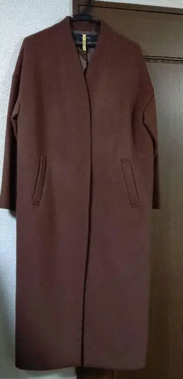 JOURNAL STANDARD 슈퍼140 비버 V넥 코트