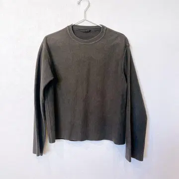 AURALEE 오라리 컷오프 맨투맨 크루넥