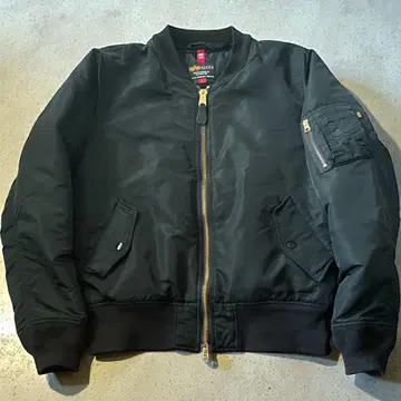 ALPHA 알파인더스트리 MA-1 플라이트 자켓 충전솜 안감 블랙