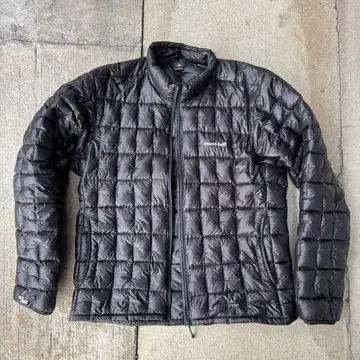 몽벨 플라즈마 1000 다운 자켓 남성용 블랙 L 사이즈