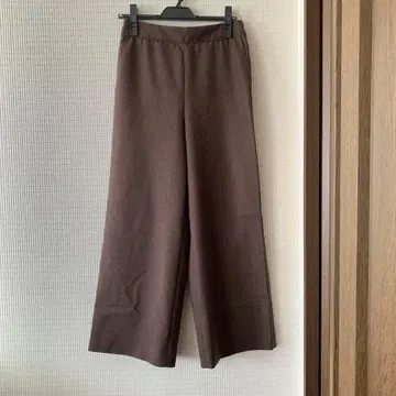 Ballsey 울 100% 세미 와이드 팬츠