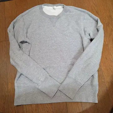 MHL. 루프 휠러 그레이 크루넥 맨투맨