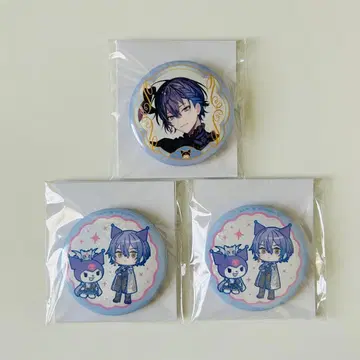 니지산지 Dytica 산리오 콜라보 캔뱃지 코야나기 로우