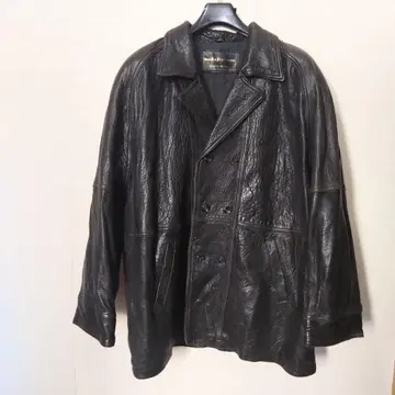 moda italiana DRAGON TRADING 양가죽 가죽 코트 1