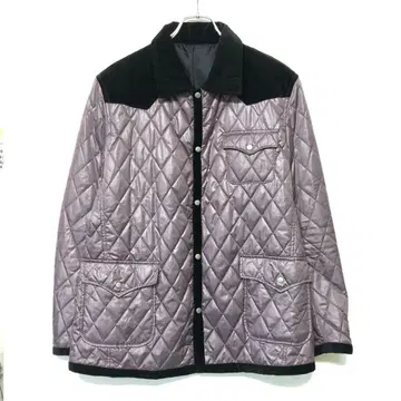 a.v.v HOMME 코듀로이 웨스턴 요크 충전솜 퀼팅 자켓