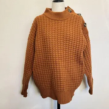 TELA 테라 와플 니트 울 로우 게이지