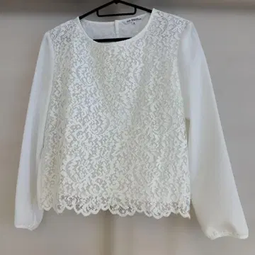 23구 화이트 레이스 탑 사이즈 38