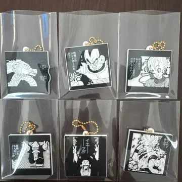 드래곤볼 40주년 기념 고무 마스킹 비스킷 6종 세트