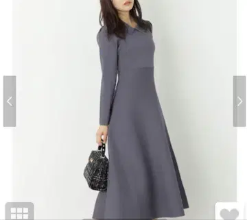 PROPORTION BODY DRESSING 그레이 롱 원피스