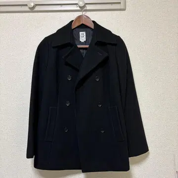 MICHEL KLEIN 블랙 피 코트 38