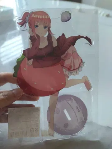 5등분의 신부 BIG 아크릴 스탠드 딸기 룸웨어 나카노 니노