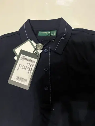 골프 네이비 긴팔 피케 셔츠 쉘 여성용