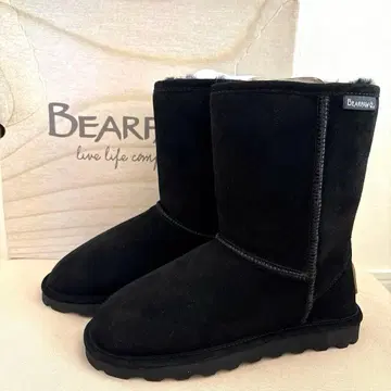 [ 미사용 ] 베어파우 BEARPAW 어그 부츠 블랙 25cm