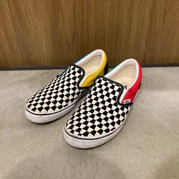 Vans 체커 패턴 슬립온