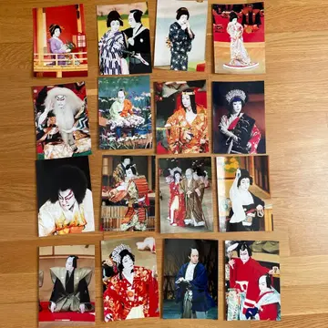 가부키 무대 사진 세트 45매