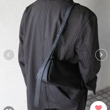 FL 지퍼 숄더백 블랙