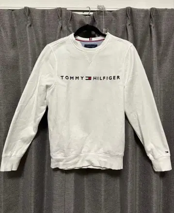 TOMMY HILFIGER 화이트 트레이닝복 여성용 S 사이즈