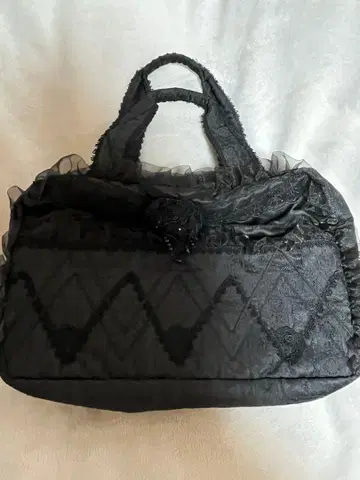 루이스 보스턴 백 블랙 레이스 라루이스 프릴