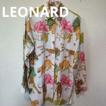 l5 B LEONARD 레오나르 상의 긴팔 셔츠 L