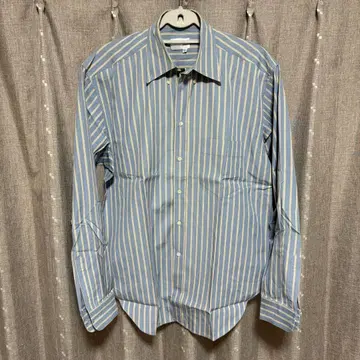 y120714 Bagutta 긴팔 셔츠 스트라이프 이탈리아제 42