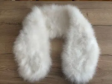 양면 깃털 퍼 숄