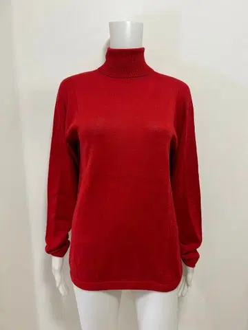 45R 터틀넥 코튼 니트 새상품급