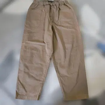 Heavenly 베이지 와이드 팬츠 허리밴딩