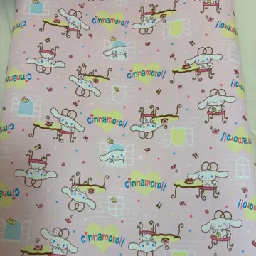 시나모롤 오려서 붙이는 크로스