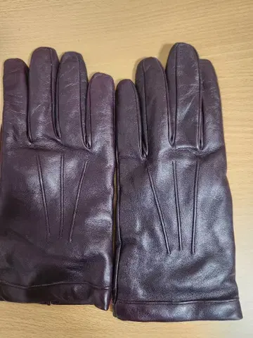 이탈리아제 가죽 장갑 다크 브라운