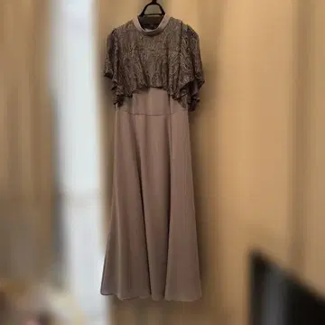 AIMER 스카이블루 플레어 슬리브 드레스 파티 드레스