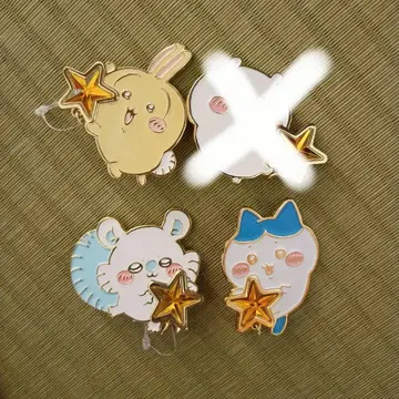 모몽가 토끼 하치와레 브로치 3개 세트