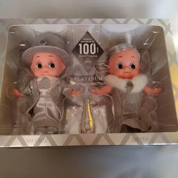 미사용 큐피 100주년 기념 플라티나 큐피 세트