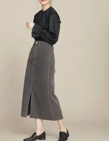 새상품급 healthy denim 코듀로이 스커트