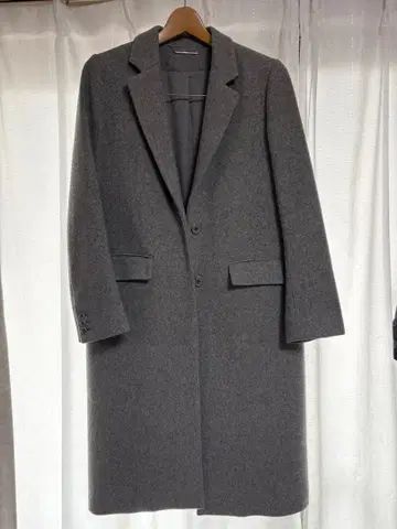 미라 오웬 그레이 울 체스터 코트