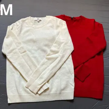 유니클로 캐시미어 크루넥 스웨터 M