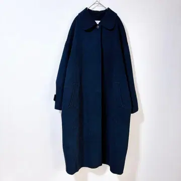 SHENERY 시너리 스탠칼라 롱 코트 리버 코트 네이비