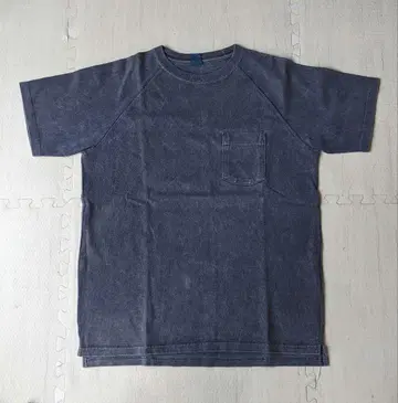 Good On / 굿온 숏 슬리브 헤비 래글런 포켓 티셔츠