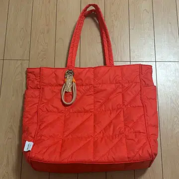 niko and - 오리지널 퀼트 토트백 오렌지