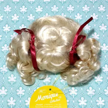 Monique 제 10-11인치 가발 Monique 인형 가발 리본