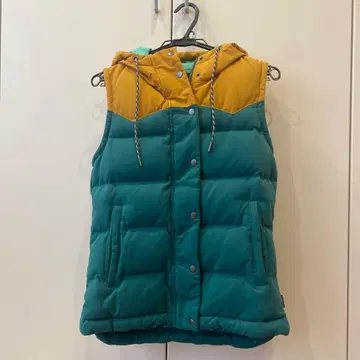 patagonia 후드 부착 다운 베스트 XS