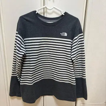 THE NORTH FACE 스트라이프 긴팔 티셔츠 M NT31513